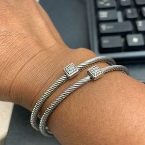 2 Hour Sale!!!David Yurman Confetti sterling bangle - 1 piece